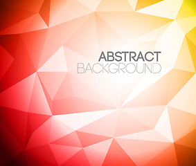 Image showing Colorful folded paper background