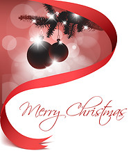 Image showing Christmas card with some decoration