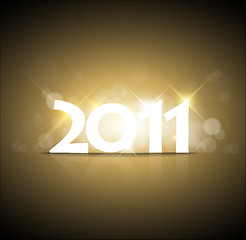 Image showing New Years card 2011 