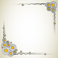 Image showing Vector flower frame