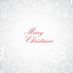 Image showing Christmas card with red text