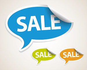 Image showing Sale speech bubble as sticker