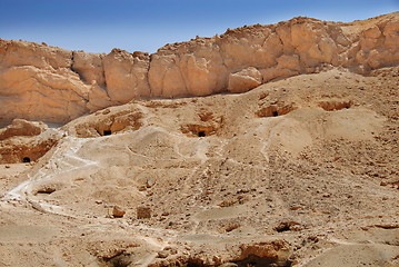 Image showing Tomb entrances Egypt