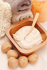 Image showing walnut body scrub