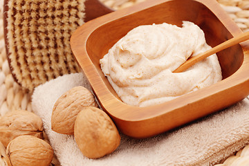 Image showing walnut body scrub