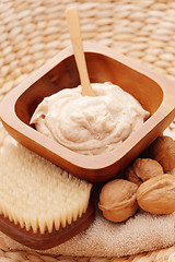 Image showing walnut body scrub