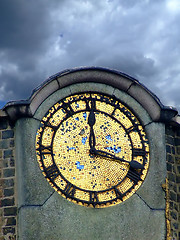 Image showing Mosaic clock