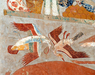 Image showing Fragment of Egyptian art