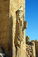 Image showing Statue in Karnak Temple