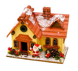 Image showing Christmas winter house