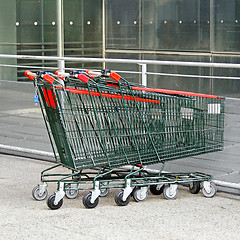 Image showing Shopping carts
