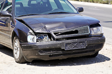 Image showing Front accident