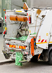 Image showing Garbage truck