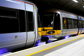 Image showing Train at platform