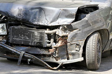 Image showing Front crash