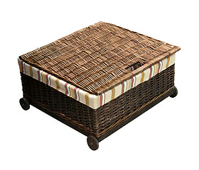 Image showing Rattan box