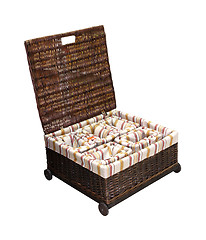 Image showing Rattan open box