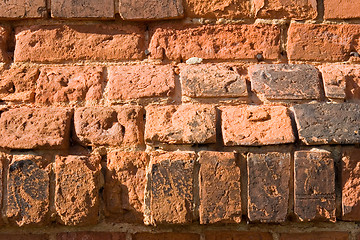 Image showing Old brick wall texture