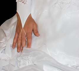 Image showing Bride hand