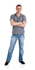 Image showing Sports guy in jeans