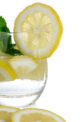 Image showing Glass of fresh cool tonic