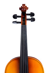 Image showing Violin close up 