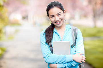 Image showing Asian college student