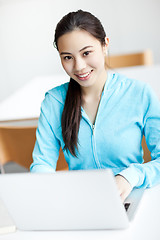 Image showing Asian college student