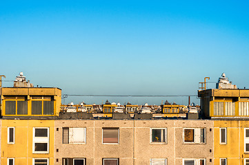 Image showing Apartment against blue sky