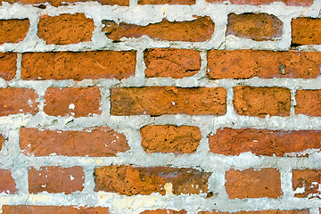 Image showing Old brick wall texture