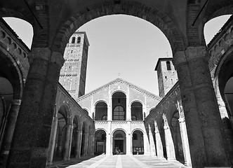 Image showing Sant Ambrogio church, Milan