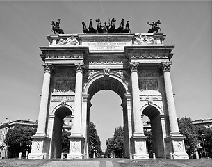 Image showing Arco della Pace, Milan