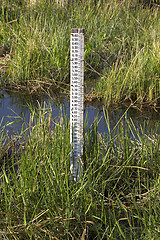 Image showing water level measurement gauge