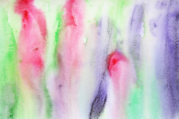 Image showing Abstract watercolor background on paper texture 