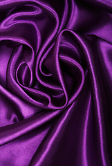 Image showing Smooth elegant lilac silk as background 