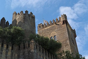 Image showing Almodovar Del Rio medieval castle in Spain