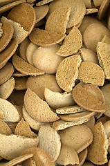 Image showing Broken biscuits