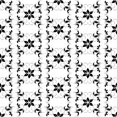 Image showing Seamless floral pattern