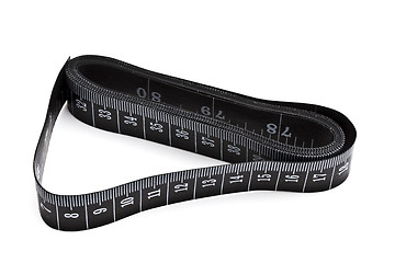 Image showing Black tape measure 