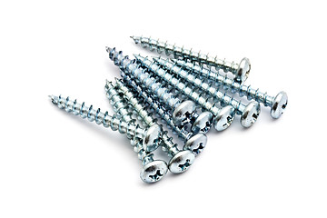Image showing Heap of screws 