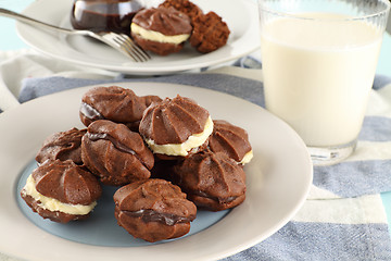 Image showing Biscuits And Milk