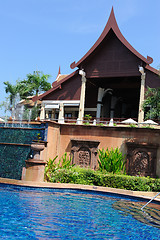 Image showing Swimming pool in hotel