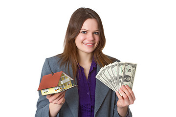 Image showing Female real estate agent