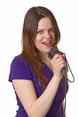 Image showing Singing