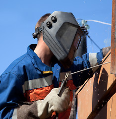 Image showing Welder during operation