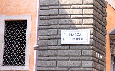 Image showing Piazza del Popolo in Rome, Italy