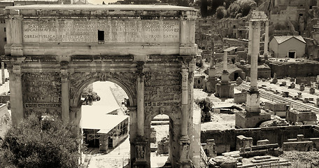 Image showing Roman forum in Rome, Italy