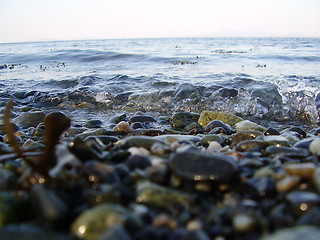 Image showing Stone in the water