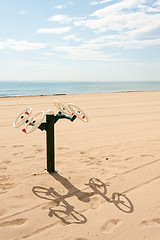 Image showing Fitness machine outdoors