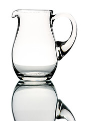 Image showing Glass pitcher, isolated